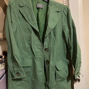 Ann Taylor Elegant Green Jacket